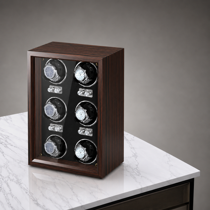 Luxury Automatic Watch Winder Cabinet – Japanese Mabuchi Motor | 1, 2, 4 & 6 Watch Models
