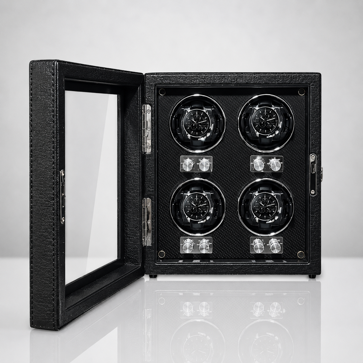 Luxury Automatic Watch Winder Cabinet – Japanese Mabuchi Motor | 1, 2, 4 & 6 Watch Models