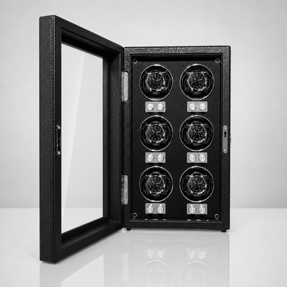 Luxury Automatic Watch Winder Cabinet – Japanese Mabuchi Motor | 1, 2, 4 & 6 Watch Models