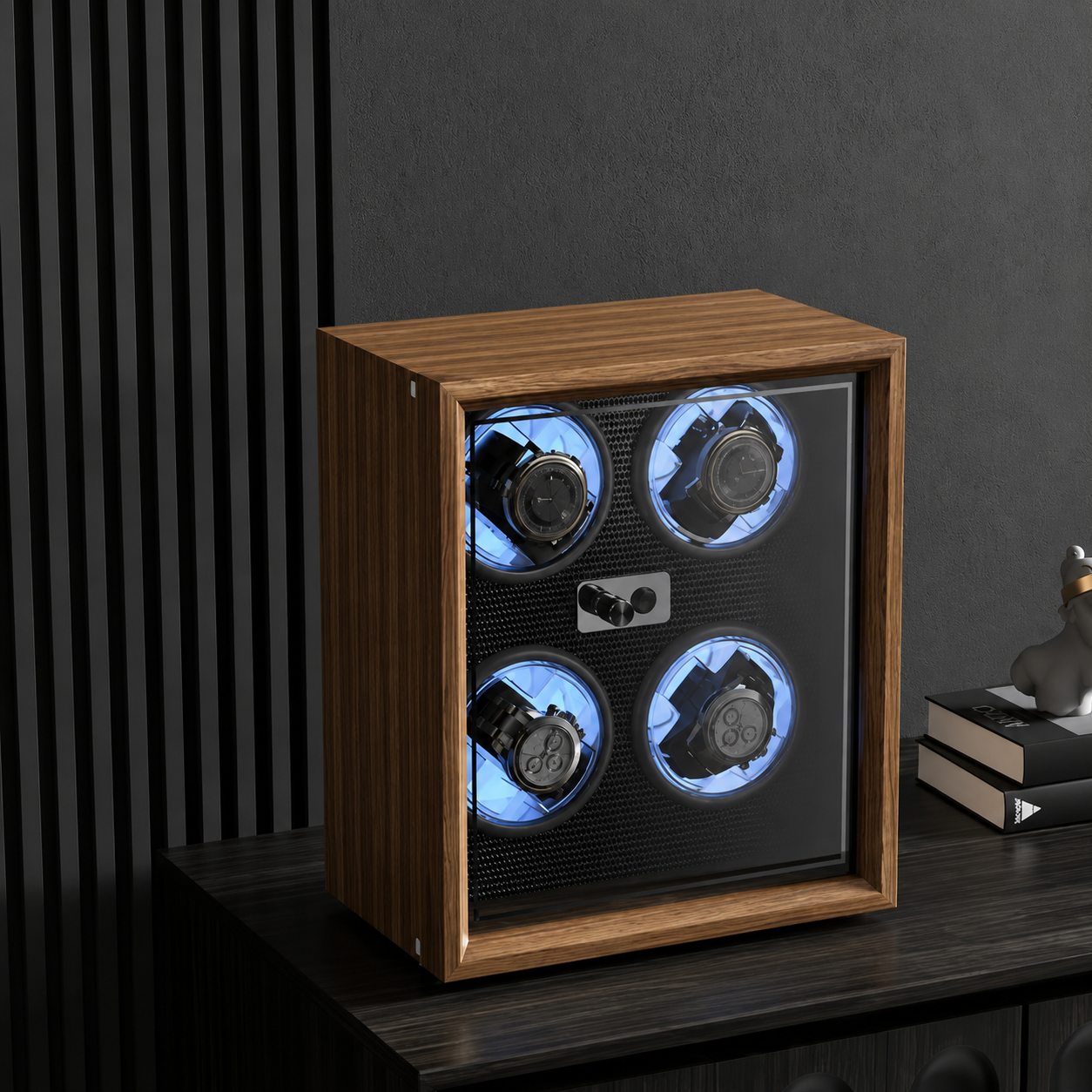 Luxury Automatic Watch Winder Cabinet – Japanese Mabuchi Motor | 1, 2, 4 & 6 Watch Models