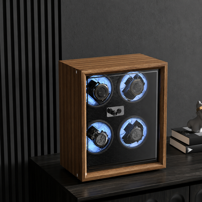 Luxury Automatic Watch Winder Cabinet – Japanese Mabuchi Motor | 1, 2, 4 & 6 Watch Models