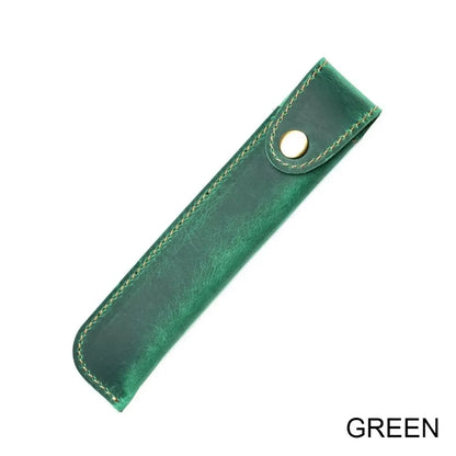 Heritage Leather Pen Sleeve – Handmade Fountain Pen Case
