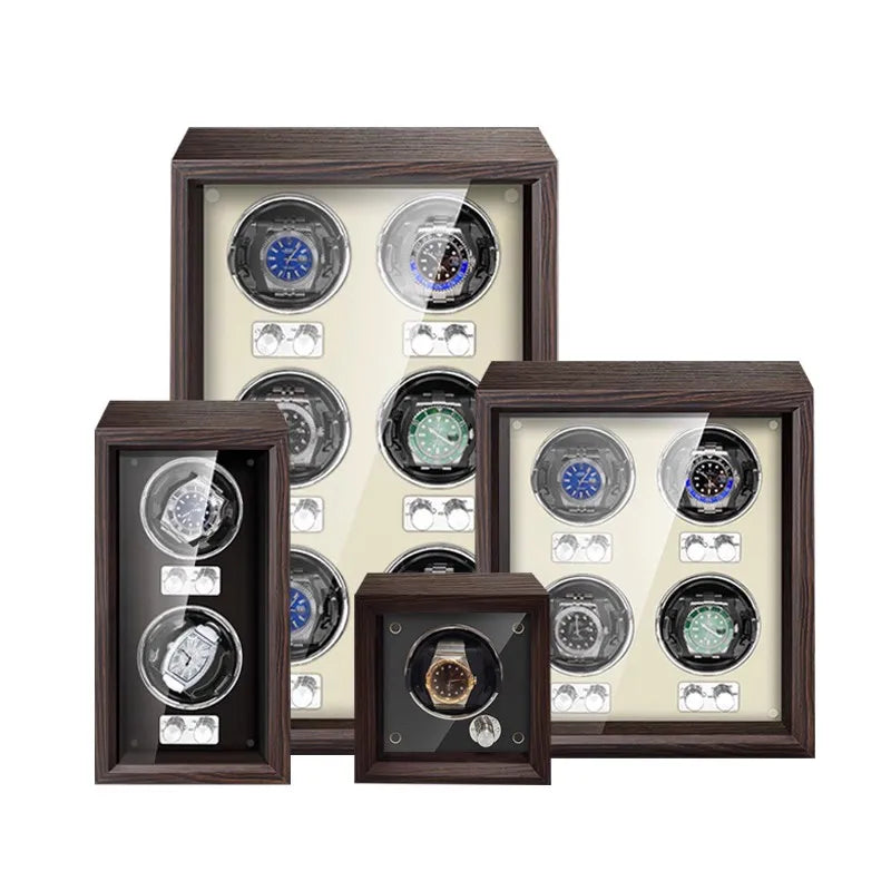 Luxury Automatic Watch Winder Cabinet – Japanese Mabuchi Motor | 1, 2, 4 & 6 Watch Models