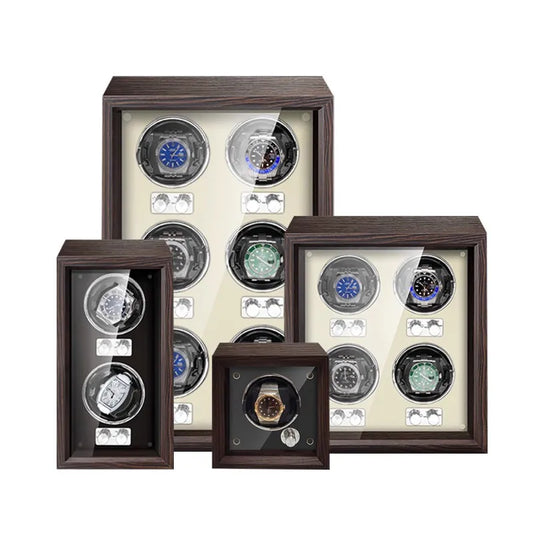 Luxury Automatic Watch Winder Cabinet – Japanese Mabuchi Motor | 1, 2, 4 & 6 Watch Models