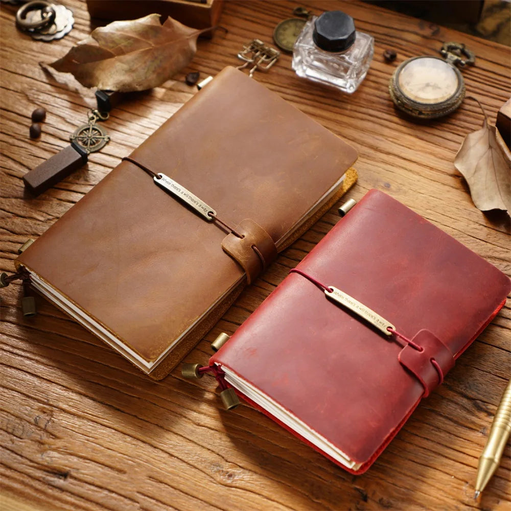 Traveler's Leather Journal – Handmade Refillable Notebook