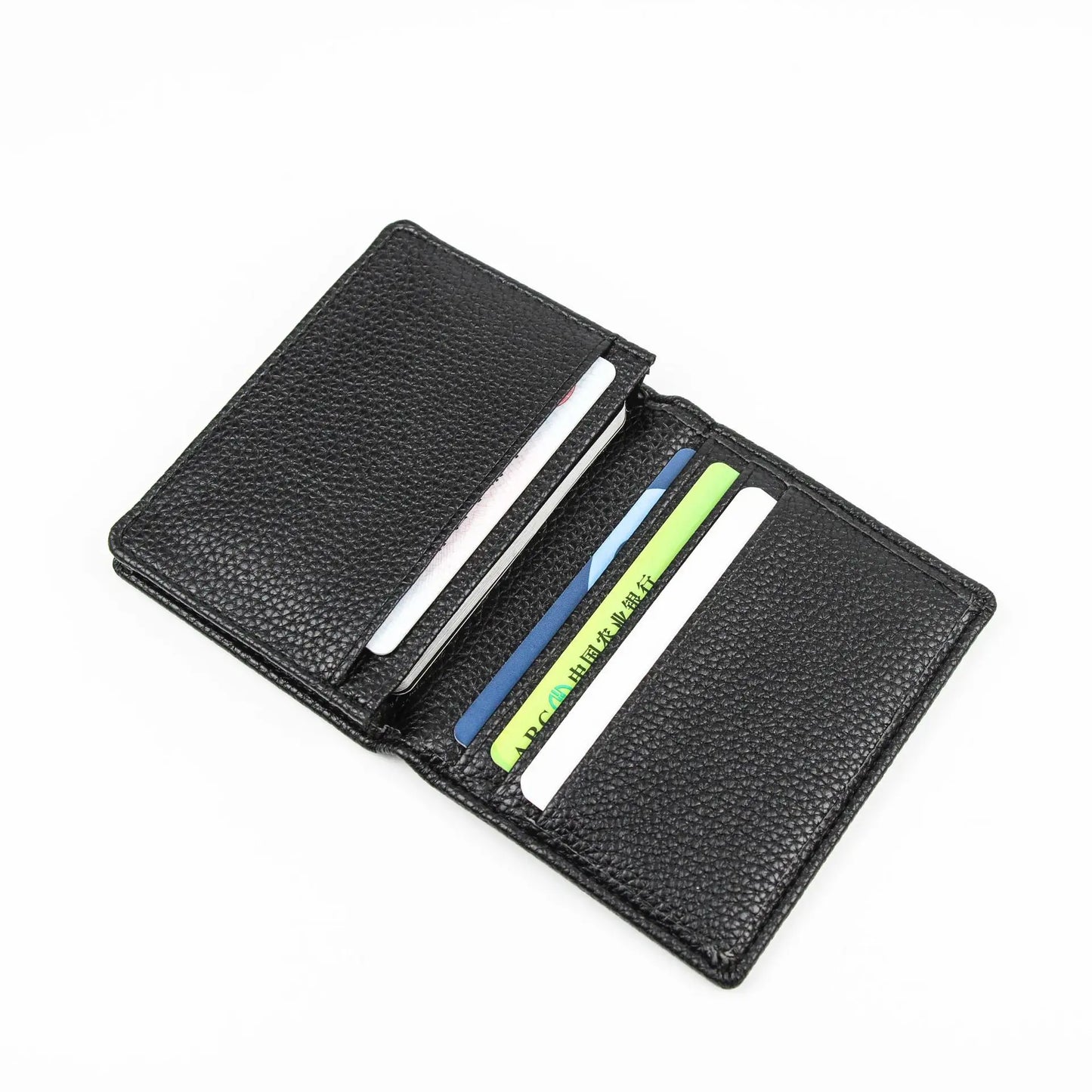 Slim Leather Bifold Wallet – Minimalist Card & Cash Holder