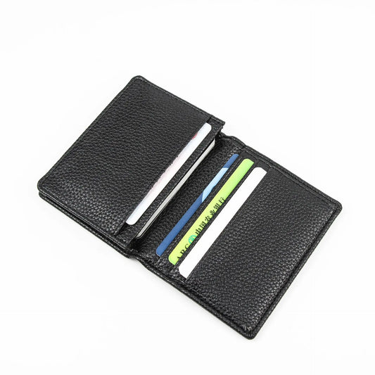 Slim Leather Bifold Wallet – Minimalist Card & Cash Holder