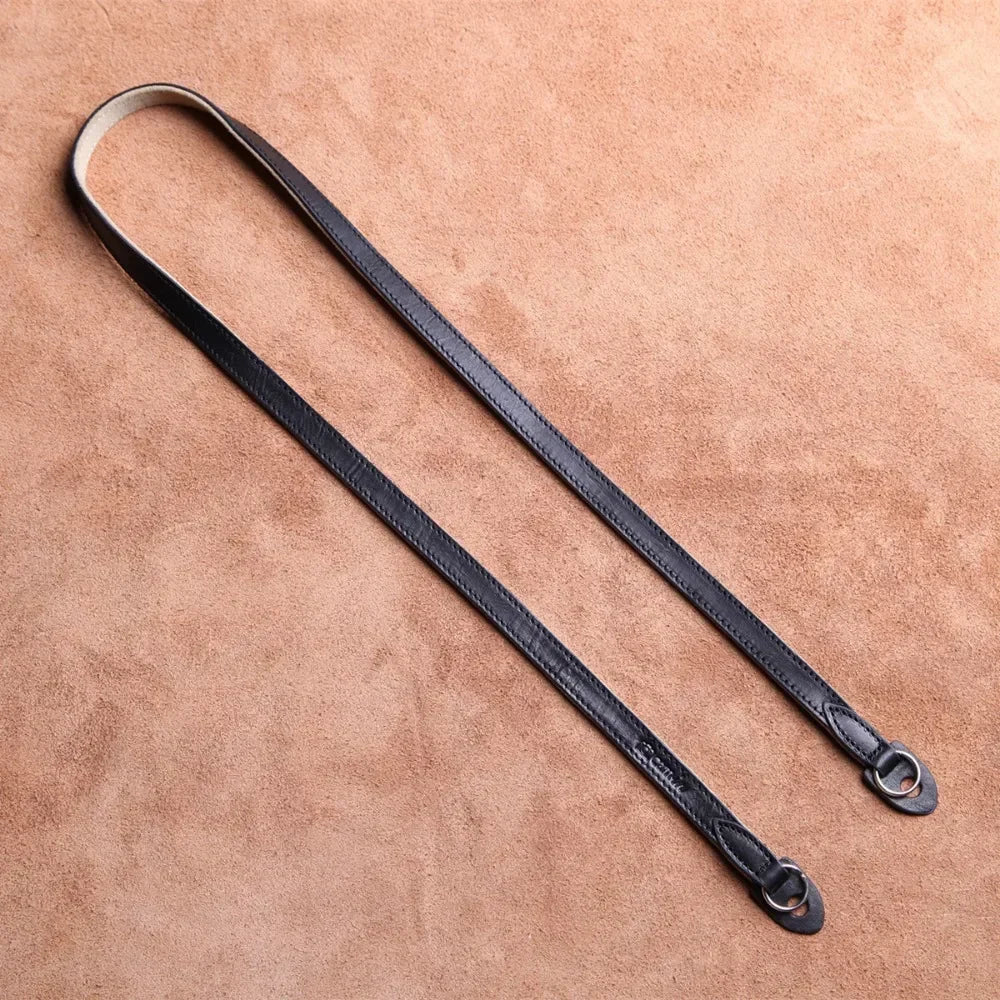 Heritage Leather Camera Strap – Vintage Full-Grain Leather Carry Strap