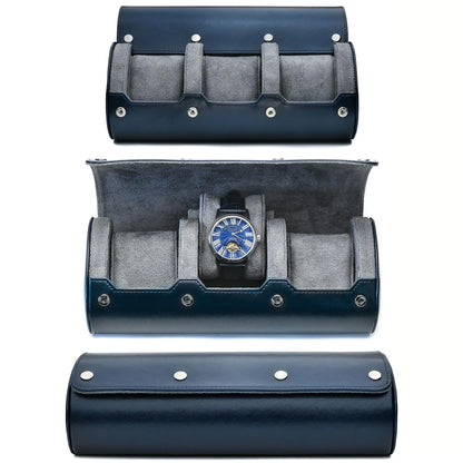 Luxury Watch Roll Travel Case – 6 Slot Collector Edition