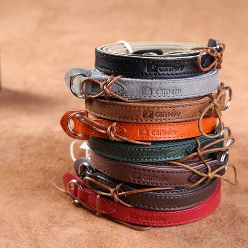 Heritage Leather Camera Strap – Vintage Full-Grain Leather Carry Strap