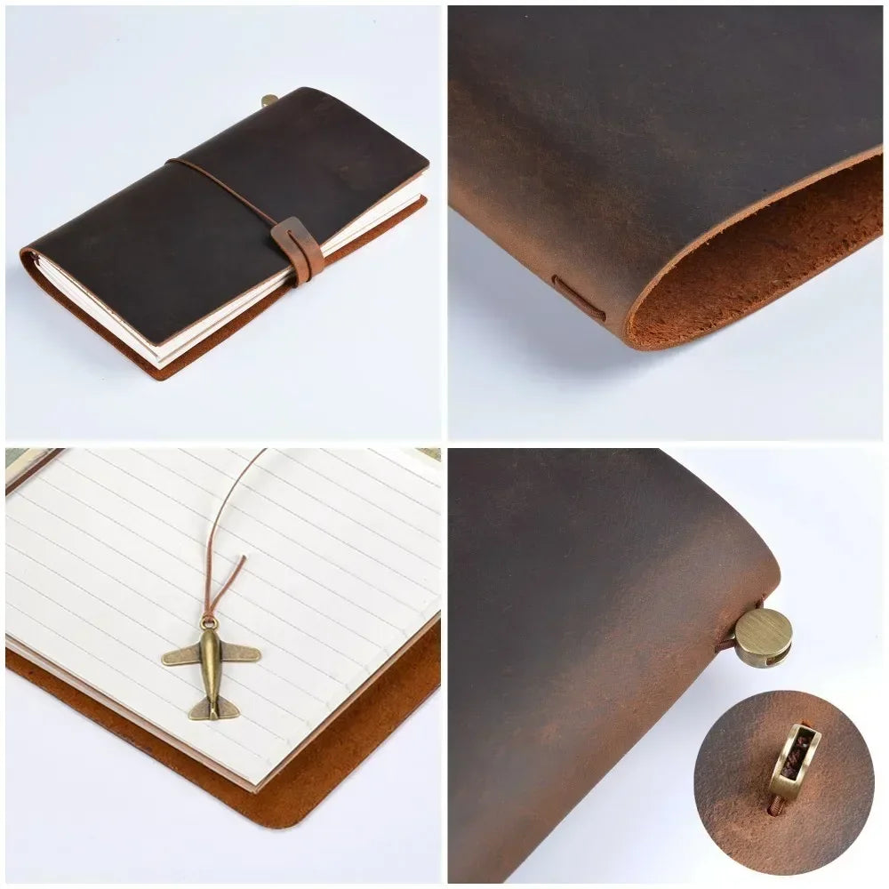 Traveler's Leather Journal – Handmade Refillable Notebook