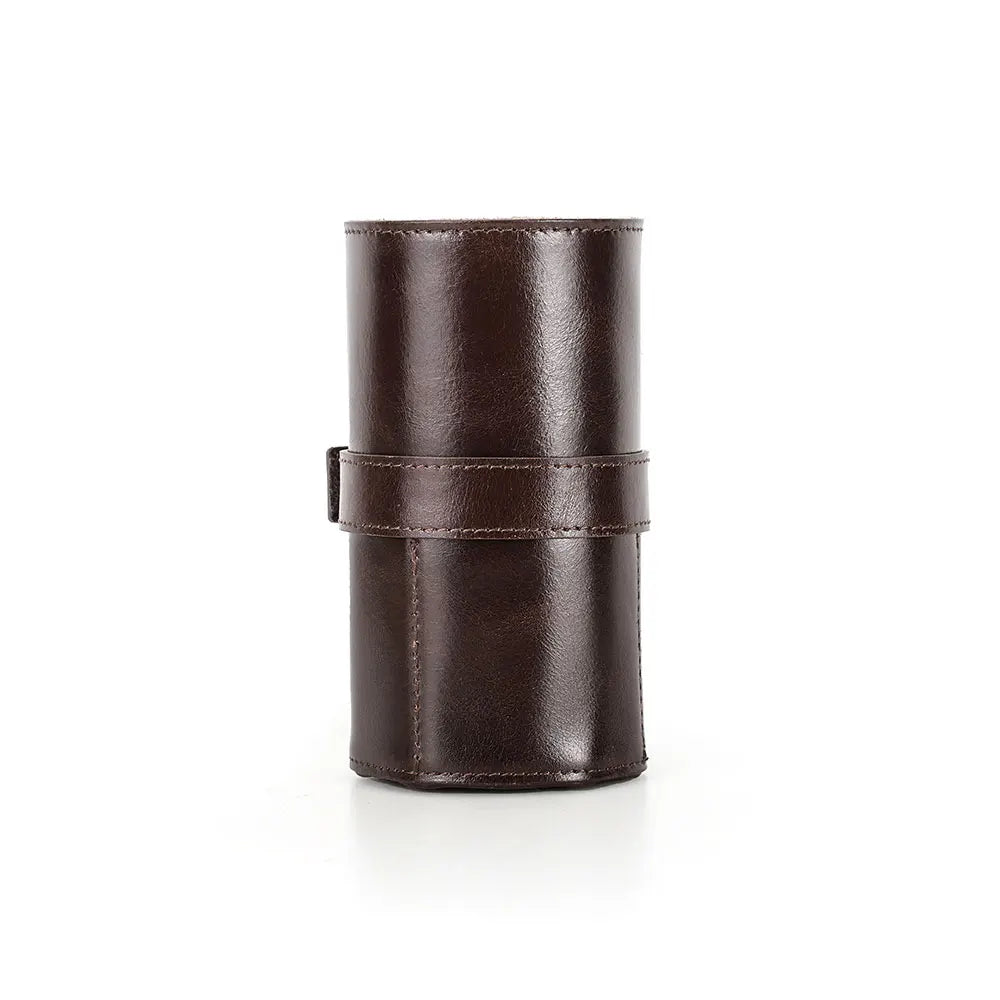 Heritage Leather Watch Roll – 6 Watch Travel Case