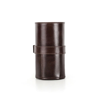 Heritage Leather Watch Roll – 6 Watch Travel Case