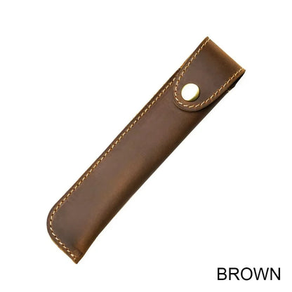 Heritage Leather Pen Sleeve – Handmade Fountain Pen Case