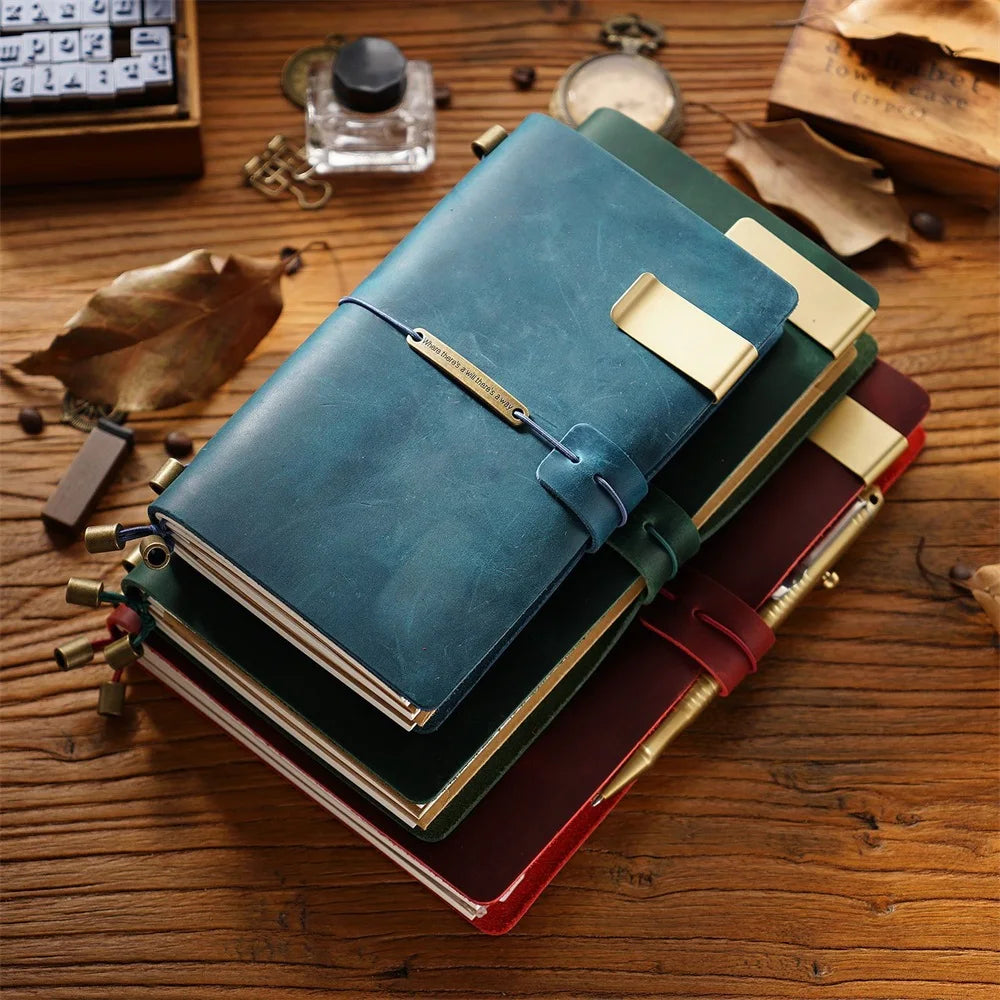Traveler's Leather Journal – Handmade Refillable Notebook