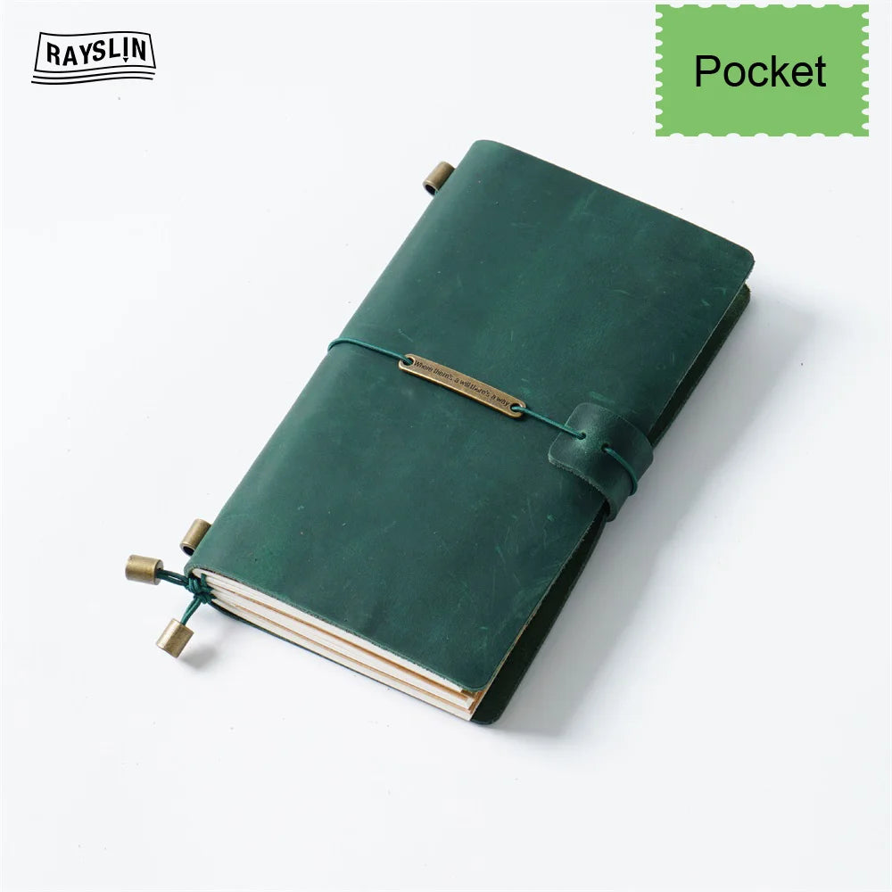 Traveler's Leather Journal – Handmade Refillable Notebook