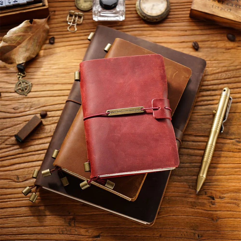 Traveler's Leather Journal – Handmade Refillable Notebook