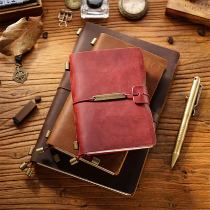 Traveler's Leather Journal – Handmade Refillable Notebook